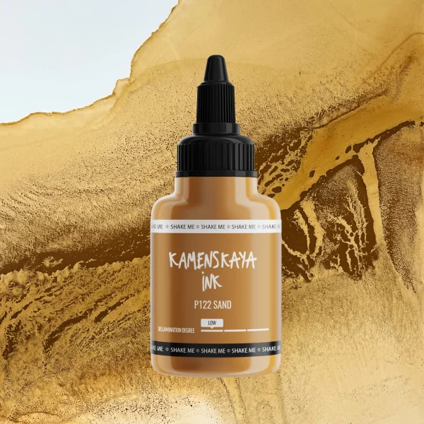 Чернила спиртовые (алкогольные) Kamenskaya Ink расслаивающиеся 40 мл P-122 Песок K-00-00000505