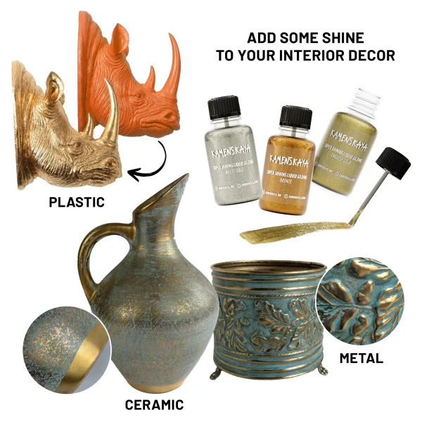 Жидкая поталь Kamenskaya Ink 20 мл Английское золото K-00-00000430