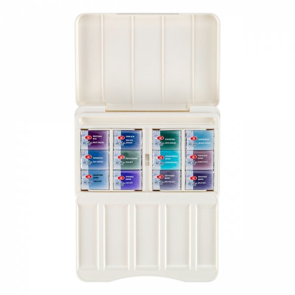 Набор акварели БЕЛЫЕ НОЧИ Грануляция 12 шт x 2.5 мл, пластик NP-19422005