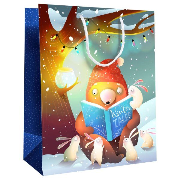 Пакет подарочный 18 x 23 x 10 см MESHU "Время отдыха" ламинированный RE-MS_52147