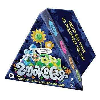 Набор для лепки "Глюкосад" средний синий AS-C088Y