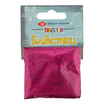 Блестки декоративные DECOLA размер 0.3 мм, 20 г, индиго NP-W041-214-0,3