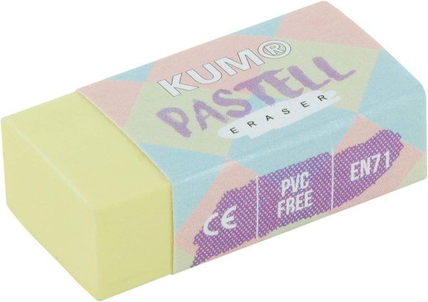 Ластик KUM Eraser Pastell, супер мягкая, пастельные цвета KUM-5091011