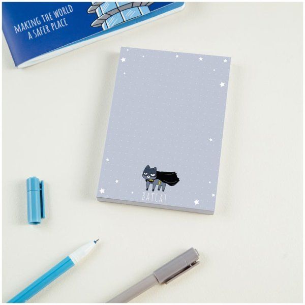 Блок для записей MESHU "Batcat" 8.8 x 12.5 см 100л. на склейке RE-MS_46562
