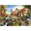 Пазл ТРИ СОВЫ 500 "Домики у моста" RE-ПК500_48360
