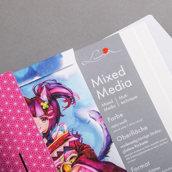 Блок бумаги для смешанных техник LUMA Mixed Media 300 г/м2 A4 25 л LU002001