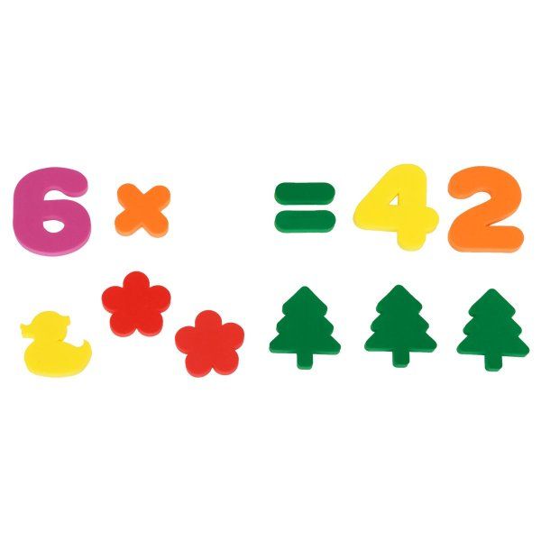 Набор для купания ТРИ СОВЫ "Аква Математика" EVA, 5 плашек, 57 элементов RE-НК003