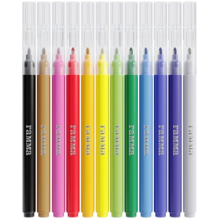 Фломастеры ГАММА "Классические" 12 цв смываемые RE-180319_11