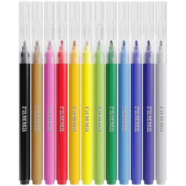 Фломастеры ГАММА "Классические" 12 цв смываемые RE-180319_11