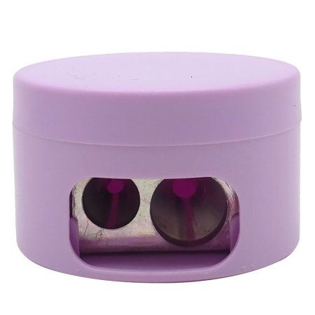 Точилка KUM 208 M2 Pastell, 2 отверстия, магниевая, контейнер, ассорти KUM-3640121