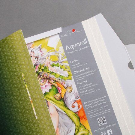 Блок бумаги для акварели LUMA Watercolor 300 г/м2 A4 25 л LU004001