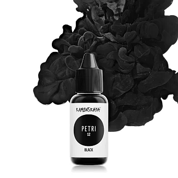 Чернила для петри Kamenskaya Ink 15 мл 12 Черный K-P15-12