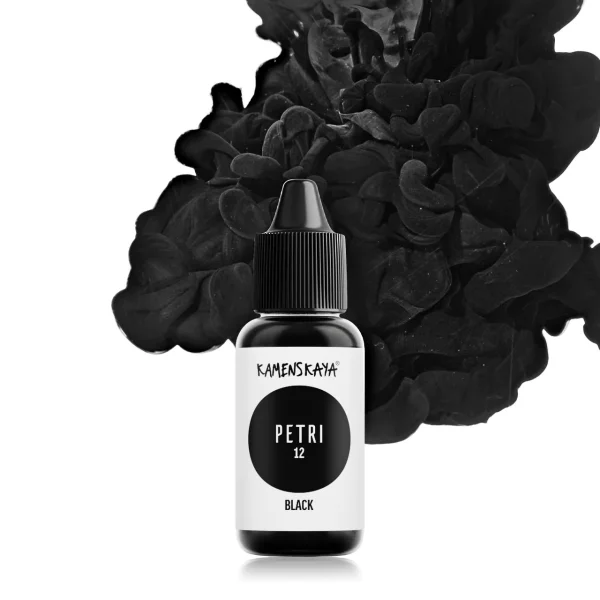 Чернила для петри Kamenskaya Ink 15 мл 12 Черный K-P15-12