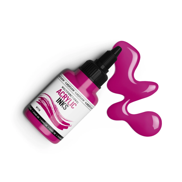 Чернила акриловые Kamenskaya Ink 40 мл W1118 Маджента K-00-00000821