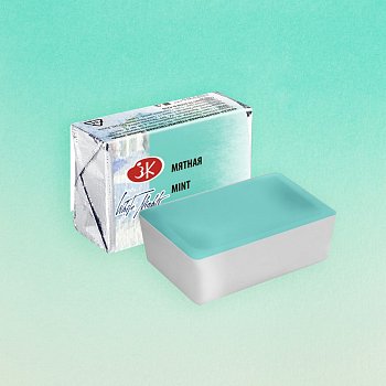 Акварель БЕЛЫЕ НОЧИ кювета 2.5 мл, 735 Мятная NP-1911735