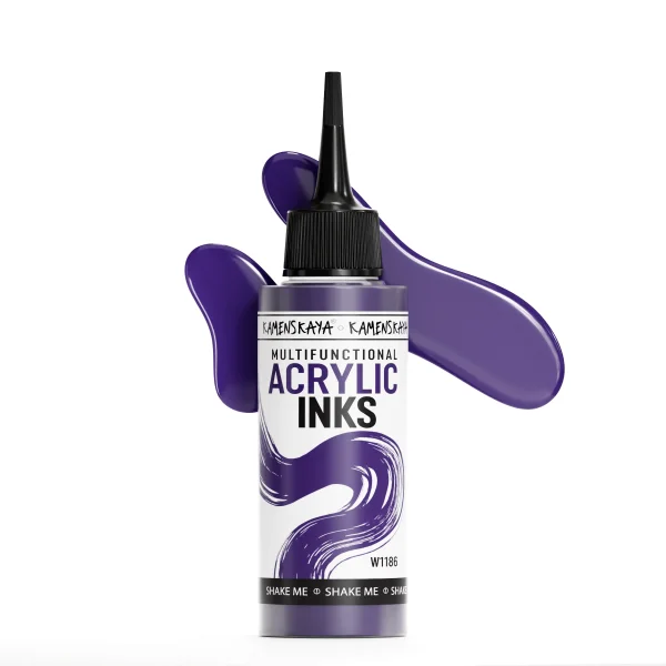 Чернила акриловые Kamenskaya Ink 100 мл W1186 Сиреневый K-00-00000841