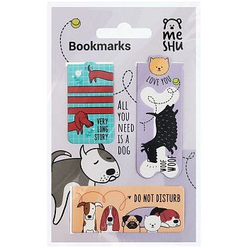 Закладки магнитные для книг 3 шт MESHU "Best friend" RE-MS_46728