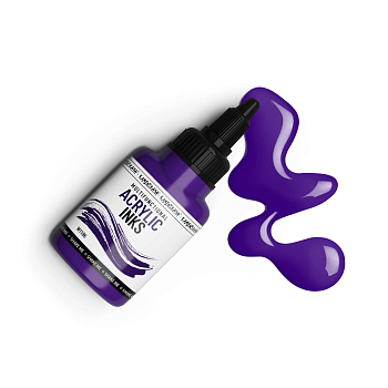 Чернила акриловые Kamenskaya Ink 40 мл W1186 Сиреневый K-00-00000842