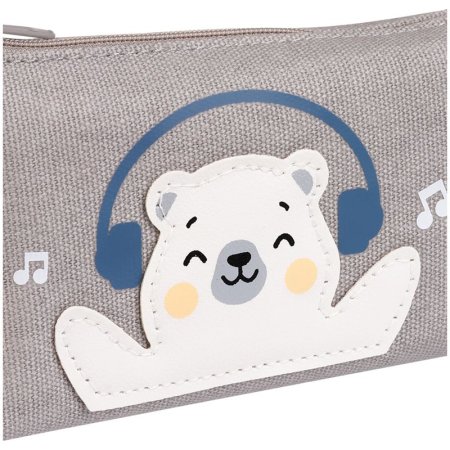 Пенал мягкий MESHU "Happy bear" 210 x 82 x 40 мм, канвас RE-MS_42799