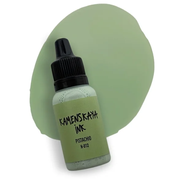 Чернила спиртовые (алкогольные) Kamenskaya Ink серия N 15 мл N-012 Фисташковый K-00-00000411