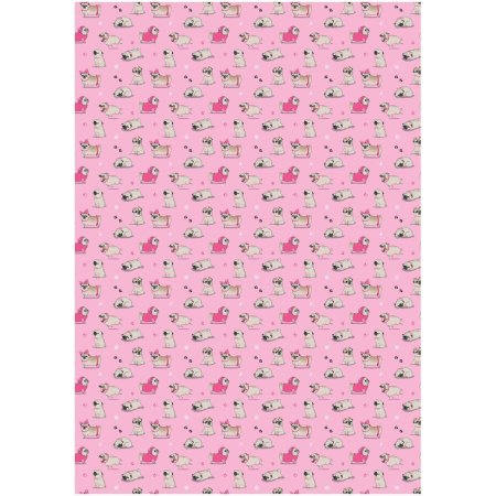 Упаковочная бумага глянцевая MESHU "Милые зверята" 1л. 70 x 100 см 80 г/м2, ассорти RE-MS_53485