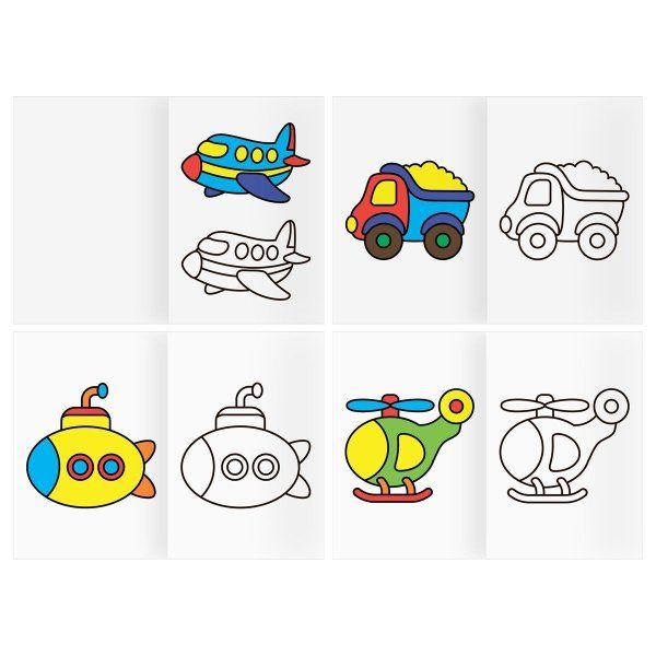 Раскраска А5 ТРИ СОВЫ "Посмотри и раскрась. Выпуск №1" 16 стр. RE-РА5_57677