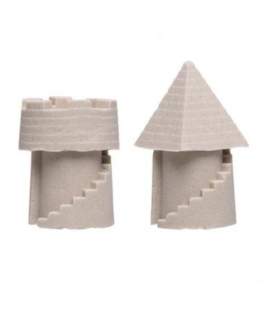 Игровой набор с песком ТМ Космический песок "Замок" 2 кг, песочный, красный, 4 формочки, песочница AS-SSRA011