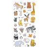 Наклейки объемные MESHU "Cute animals" 10 x 24 см, 38 накл, инд. уп., европодвес RE-MS_36931