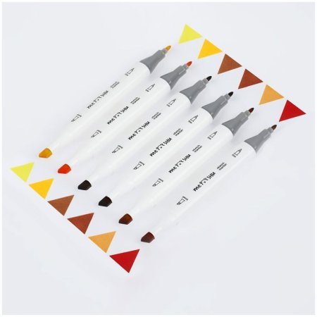 Набор маркеров для скетчинга MESHU 06 цв осенние цвета RE-MS_38251