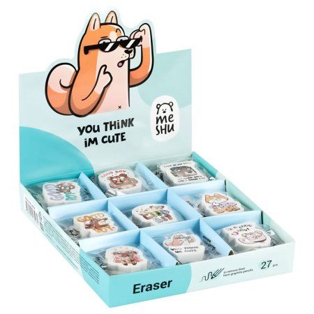 Ластик MESHU "Good boy" фигурный 40 x 30 x 13 мм, термопластичная резина RE-MS_45596