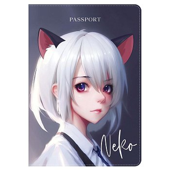 Обложка для паспорта MESHU "Kawaii Glow" ПВХ, 2 кармана RE-MS_55505