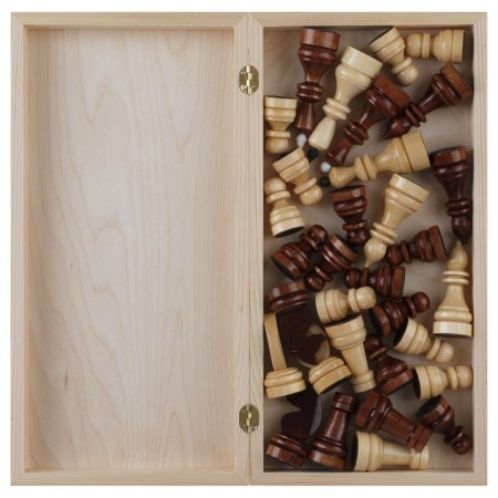 Настольная игра: Шахматы ТРИ СОВЫ турнирные, деревянные с деревянной доской 40 x 40 см RE-НИ_46631