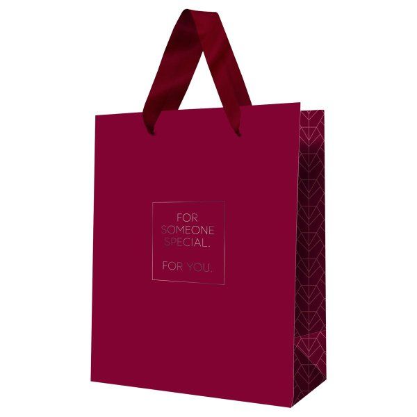 Пакет подарочный 18*23*10см MESHU "Классика. Рубин", ламинированный RE-MS_52117