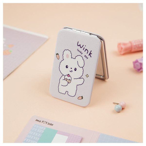 Зеркальце карманное складное MESHU "Lucky bunny" RE-MS_52709