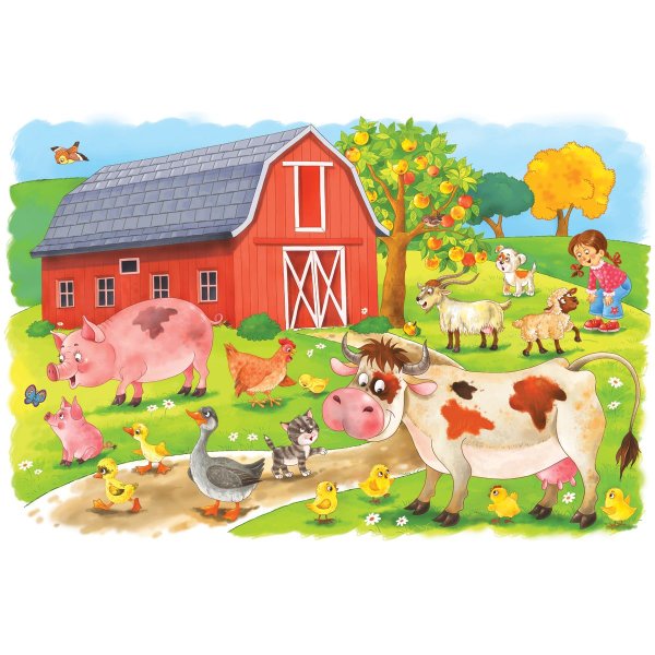 Пазл ТРИ СОВЫ 104 "В деревне" RE-ПК104_54558