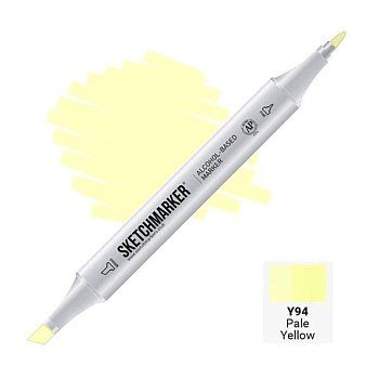 Маркер SKETCHMARKER двухсторонний на спирт.основе Y94 Бледно Желтый MPSM-Y94