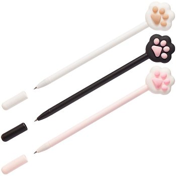 Ручка шариковая MESHU "Cute Paws" синяя, 0.7 мм, корпус ассорти RE-296383