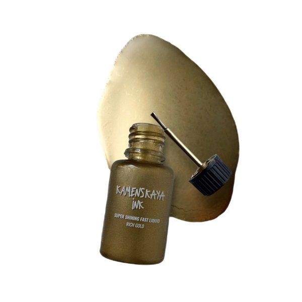 Жидкая поталь Kamenskaya Ink 20 мл Богатое золото K-00-00000661