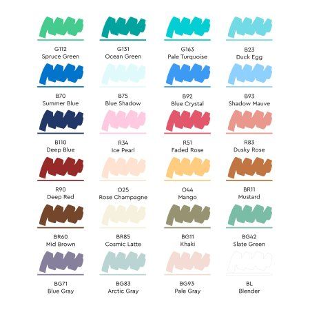 Набор маркеров SKETCHMARKER Basic 2 24 шт базовые оттенки + сумка органайзер, MP24bas2