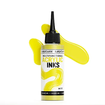 Чернила акриловые Kamenskaya Ink 100 мл W1777 Лимонный K-00-00000862