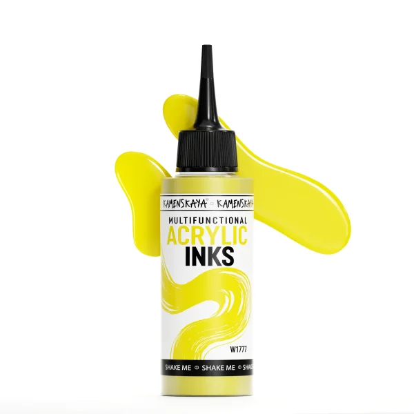 Чернила акриловые Kamenskaya Ink 100 мл W1777 Лимонный K-00-00000862