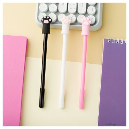 Ручка шариковая MESHU "Paws" синяя, 0.7 мм, корпус ассорти RE-MS_52356