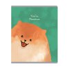 Тетрадь 48л. A5 клетка MESHU "Funny dogs" матовая ламинация, микро sandy-touch лак RE-MS_49772