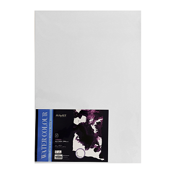 Блок бумаги для акварели MayArt 300 г/м2 A2 594 x 420 мм 5 л, 100% целлюлоза, Сатин MA00211