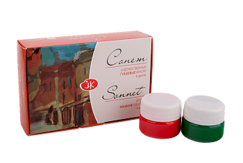 Набор гуаши СОНЕТ 6 шт x 20 мл, картон NP-36411143