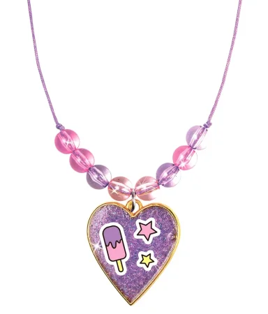 Набор по созданию украшения из эпоксидной смолы Be TrenDIY Кулон-сердце и браслет Eva Mash AS-B018Y