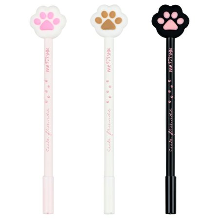 Ручка шариковая MESHU "Cute Paws" синяя, 0.5 мм, корпус ассорти RE-MS_51300