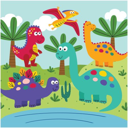 Пазл ТРИ СОВЫ 16 maxi "Динопарк" RE-ПК16М_54501