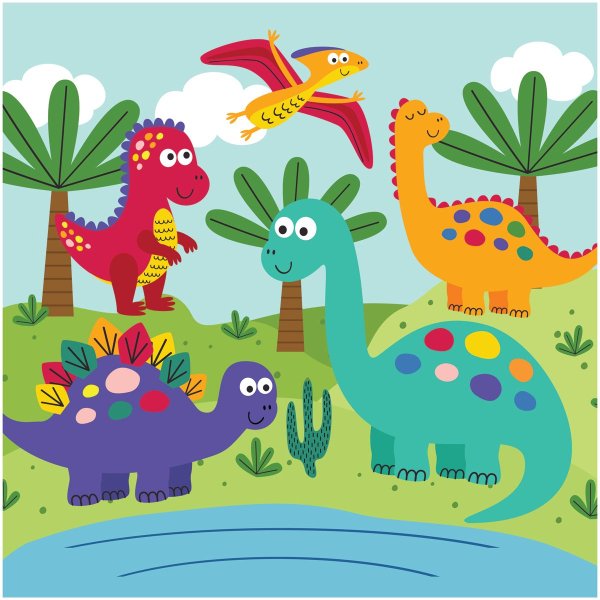 Пазл ТРИ СОВЫ 16 maxi "Динопарк" RE-ПК16М_54501