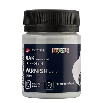 Лак акриловый DECOLA банка 50 мл, сатиновый NP-5828962